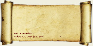 Njegoslav Jazački vizit kartica